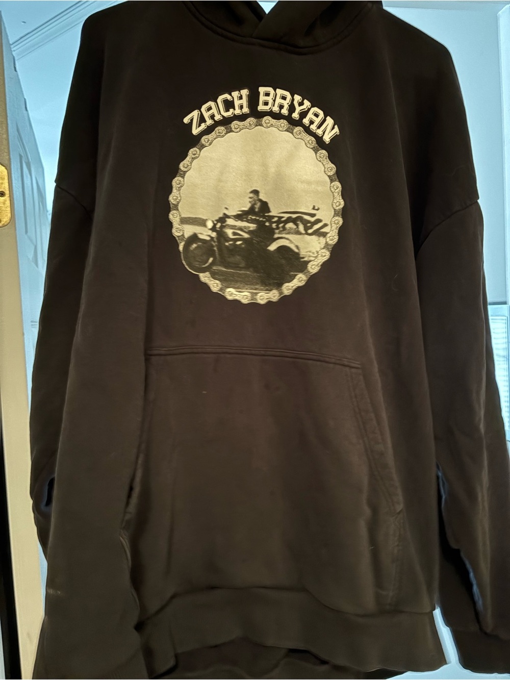 Zach Bryan Black Graphic Pullover Hoodie - XL